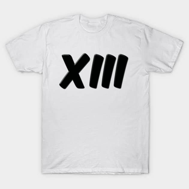 BLACK XIII LOGO T-Shirt by J. Augustus